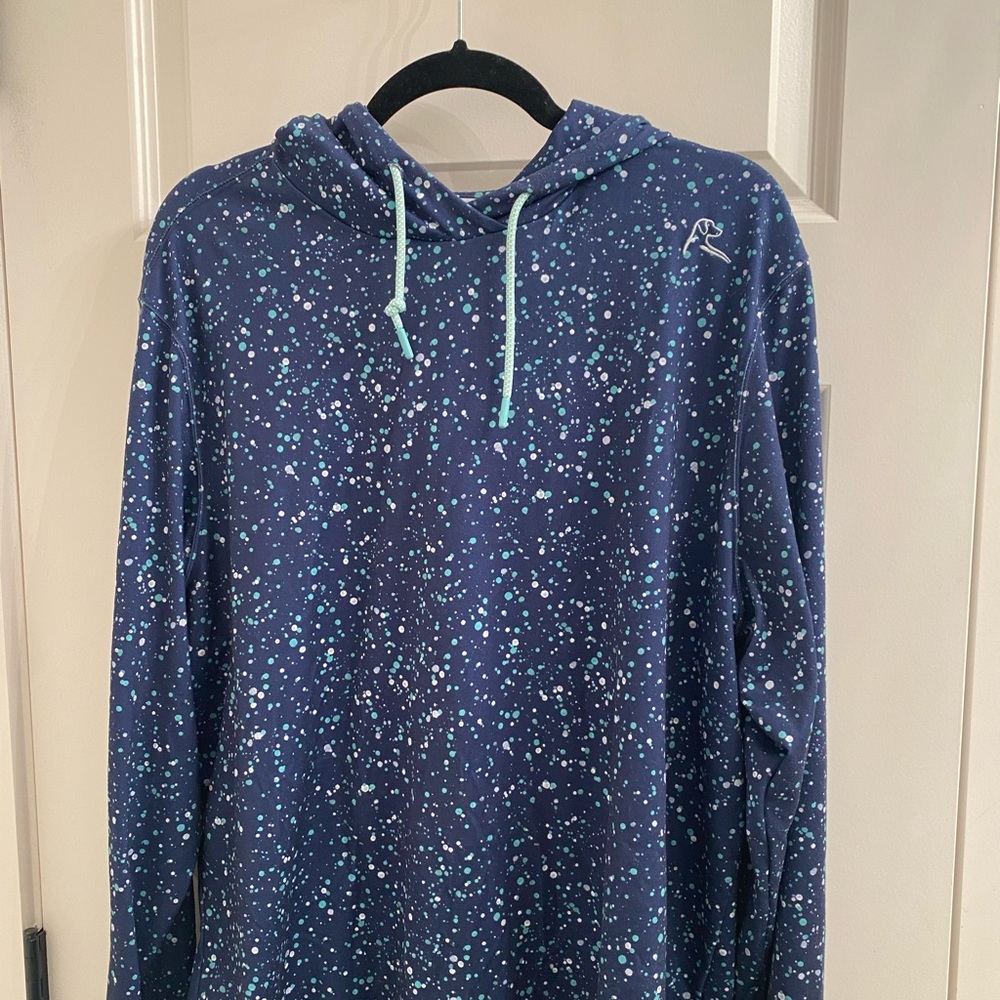 Rhoback speckled hoodie